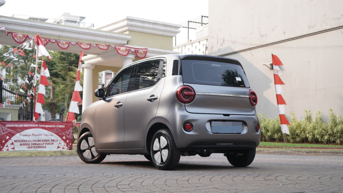 Wrapping Wuling Aira EV Satin Metallic Gunsmoke Grey