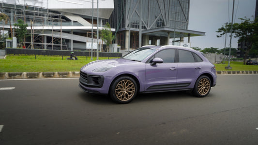 Wrapping Mobil Porsche Spectech Provence Purple PET Series