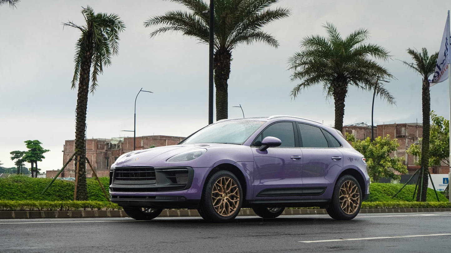 Wrapping Mobil Porsche Spectech Provence Purple PET Series