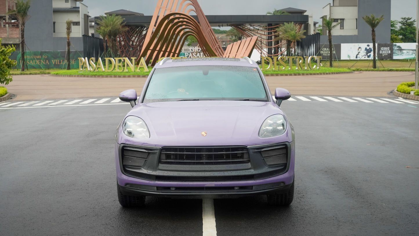 Wrapping Mobil Porsche Spectech Provence Purple PET Series