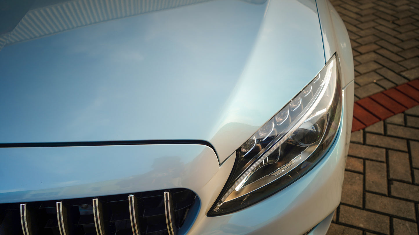 Wrapping Mobil Mercy dengan Maxdecal Delution Grey Green