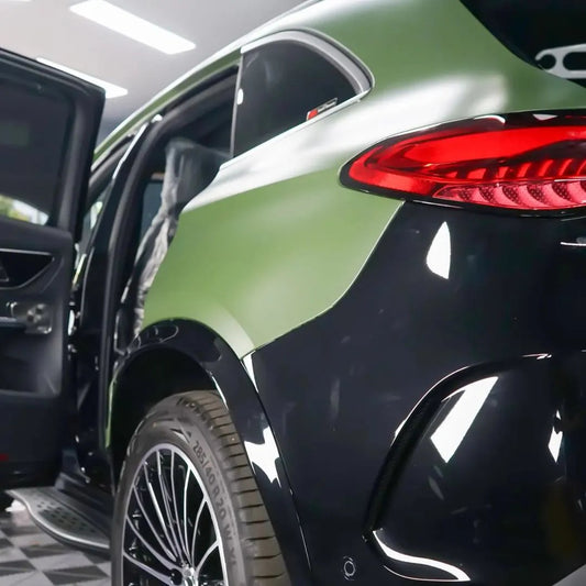 Wrapping Stiker Mercy GLC300 Military Green | Teckwrap