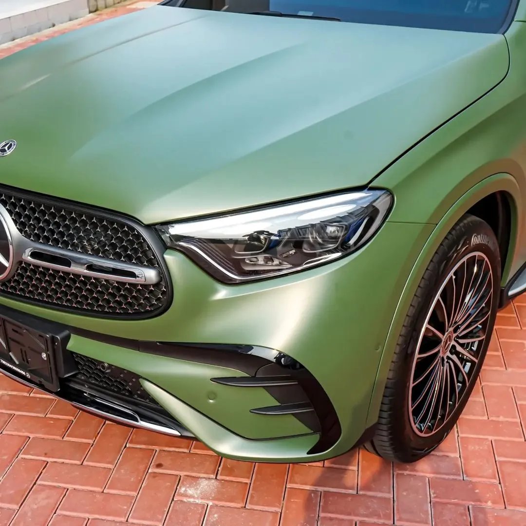Wrapping Stiker Mercy GLC300 Military Green | Teckwrap