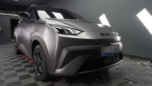 Wrapping BYD Atto 1 Satin Metallic Gunsmoke Grey Fanchi PET Series