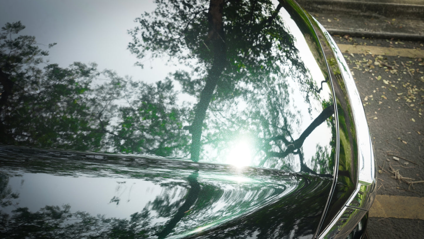 Wrapping Honda Civic dengan Fanchi PET Metallic Blackish Green