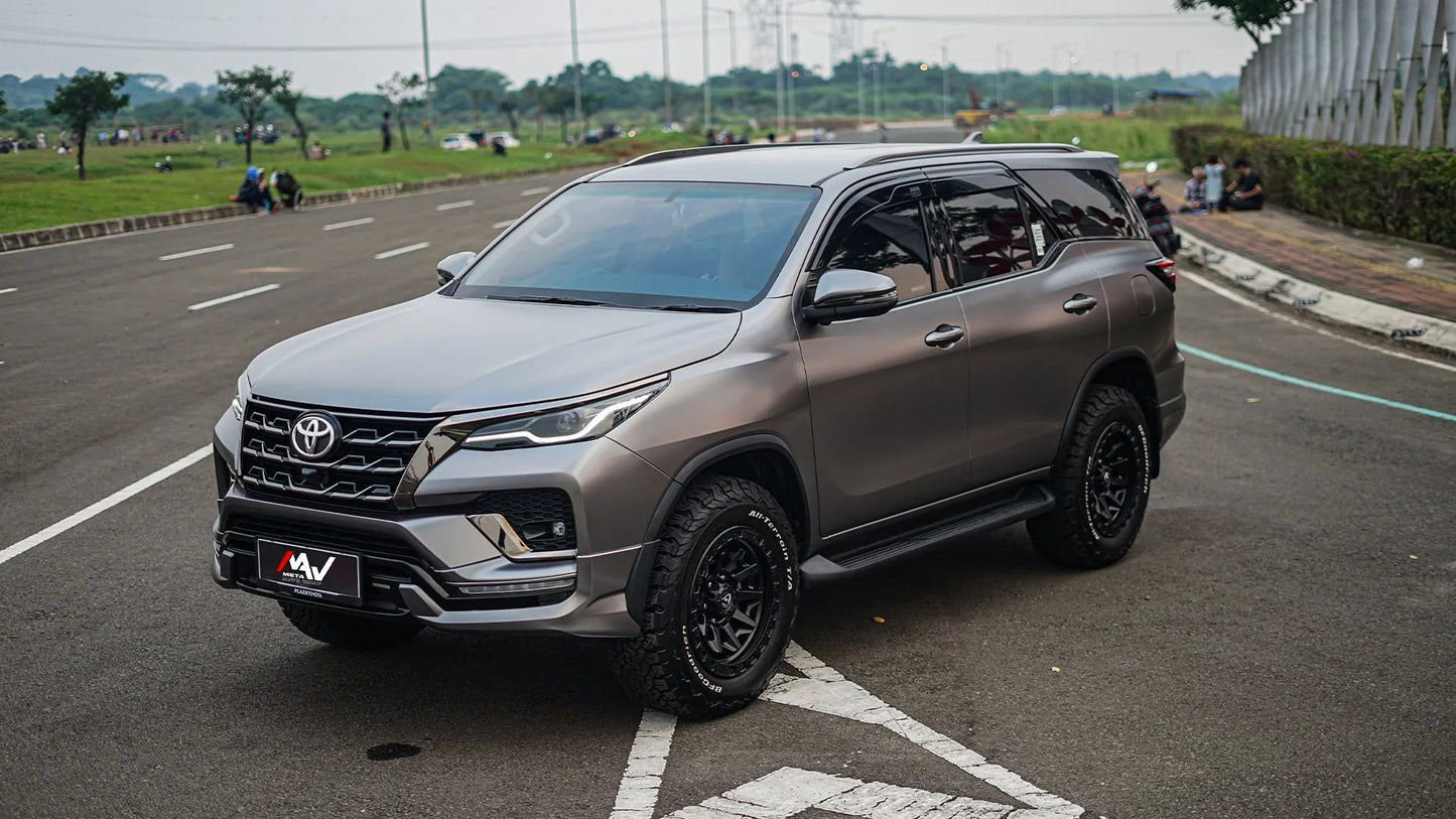 Wrapping Stiker Fortuner Satin Metalic Gunsmoke Grey | Fanchi