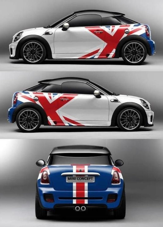 wrapping mobil minicooper