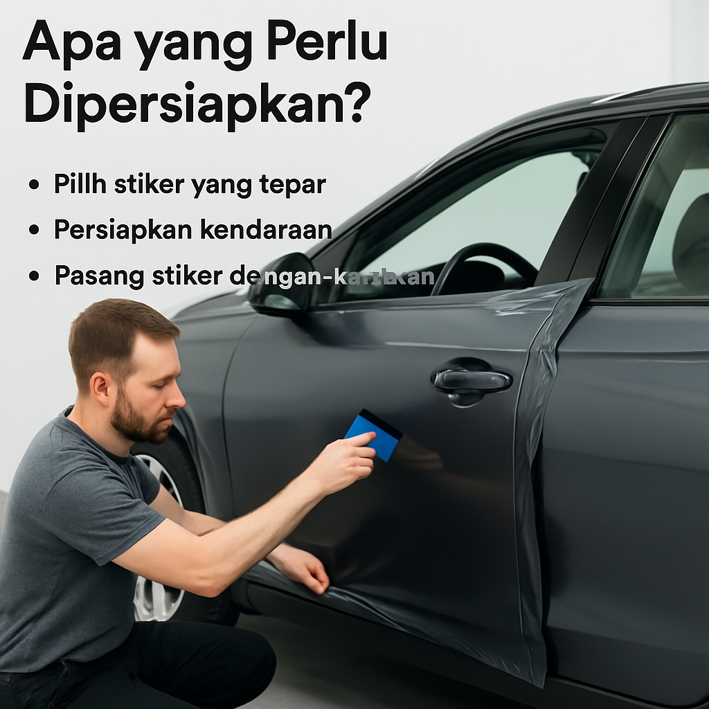 Proses Pemasangan Stiker Mobil: Apa yang Perlu Dipersiapkan?