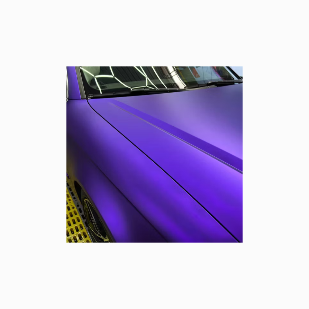 Geely Wrapping Wrapping Geely LC Matte Chrome Purple: Premium, Eksklusif! – Meta Autowrap