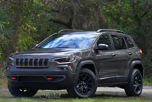 Pemasangan Wrapping Stiker Jeep Cherokee Trailhawk