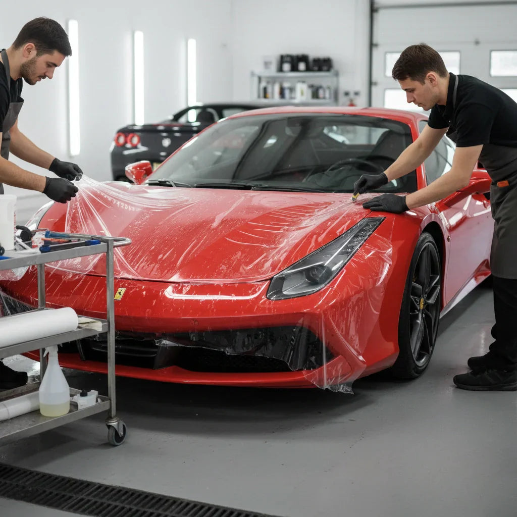PPF Ferrari 2025 – Perlindungan Cat Premium untuk Supercar Bernilai Miliaran