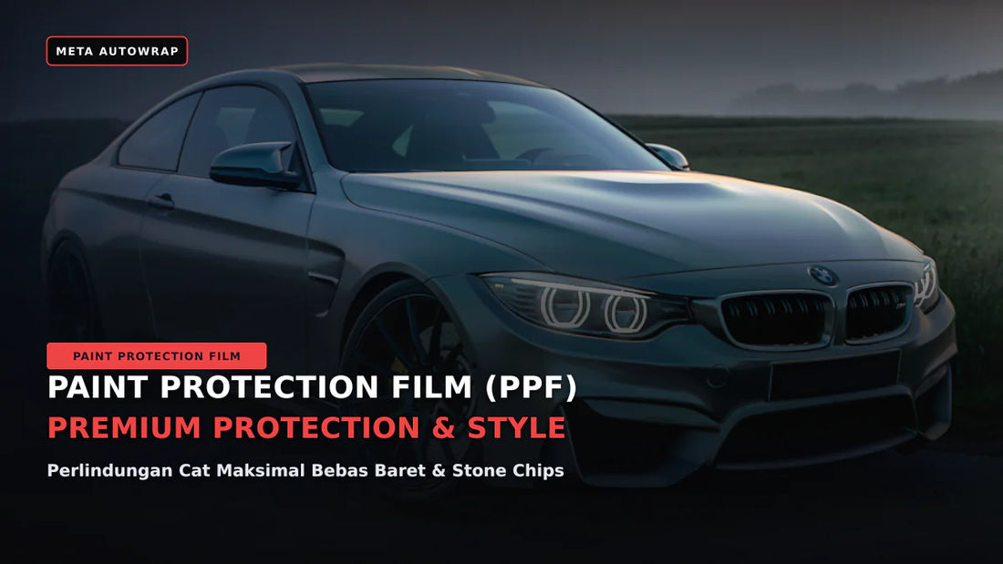 Kombinasi Car Wrapping + PPF + Nano Coating Mobil Listrik Premium