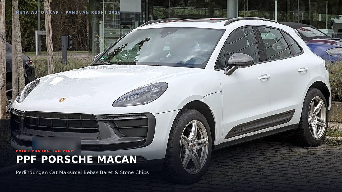Pasang PPF TPU Optic Gloss Porsche Macan 2026 | Meta Autowrap