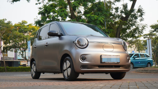 Wrapping Wuling Aira EV Satin Metallic Gunsmoke Grey
