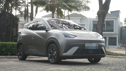 Wrapping BYD Atto 1 Satin Gunsmoke Grey Two-Tone