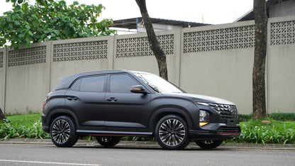Wrapping Mobil Hyundai Creta Matte Black