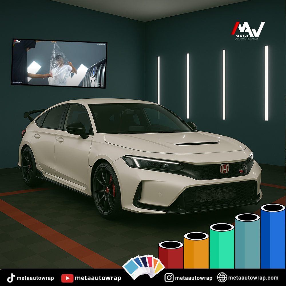 Wrapping Stiker Two Tone Mobil Honda Civic Type R - Teckwrap – Meta ...