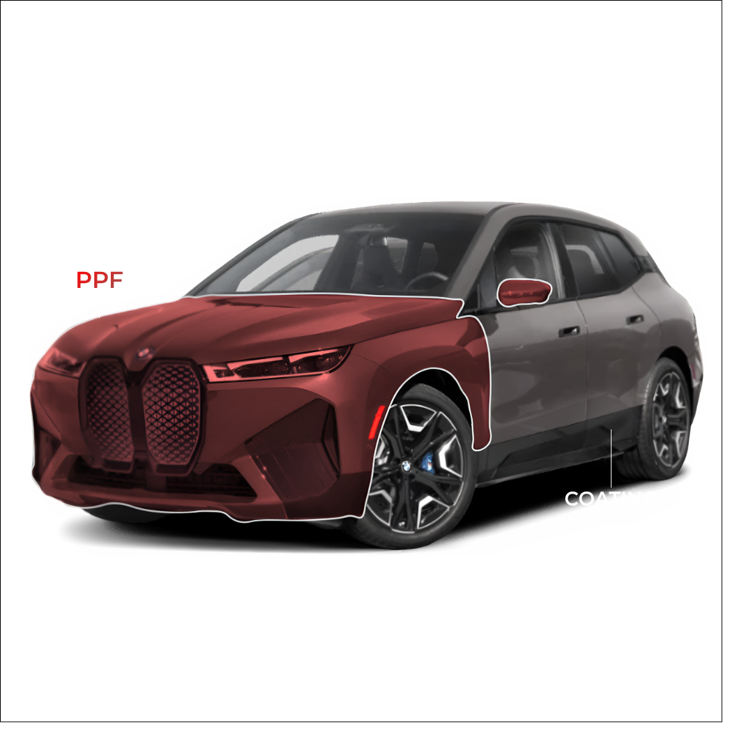 Paket Hybrid Shield Meta Autowrap untuk PPF area prioritas dan ceramic coating