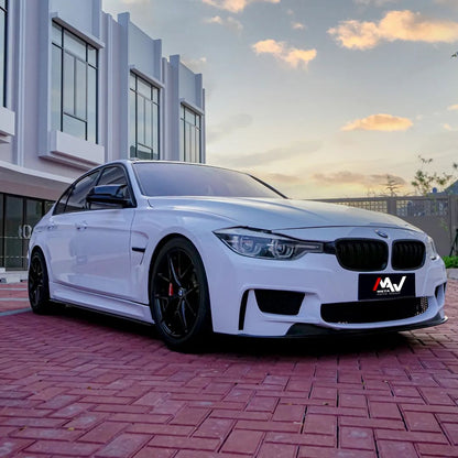 Pemasangan Wrapping Stiker BMW White Glossy | Maxdecal