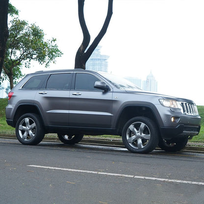 Jasa Wrapping Stiker Jeep Grand Cherokee Satin Metalic Gunsmoke Gey