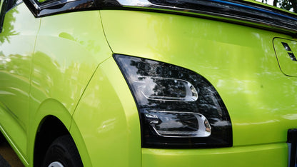 Wrapping Mobil Wuling Air EV Warna Magic Lemon & Aurora White