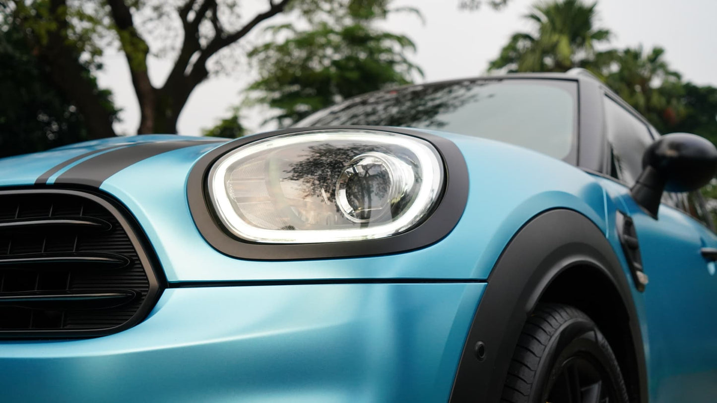 Wrapping Mini Chopper Satin Lake Blue, Tampilan Elegan dan Berani