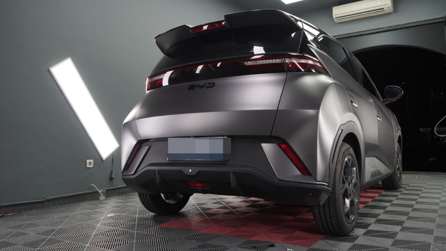 Wrapping BYD Atto 1 Satin Metallic Gunsmoke Grey Fanchi PET Series