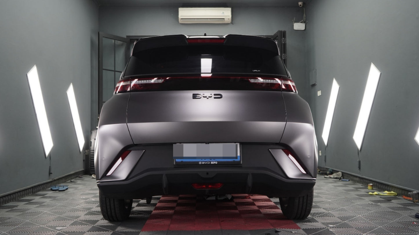 Wrapping BYD Atto 1 Satin Metallic Gunsmoke Grey Fanchi PET Series