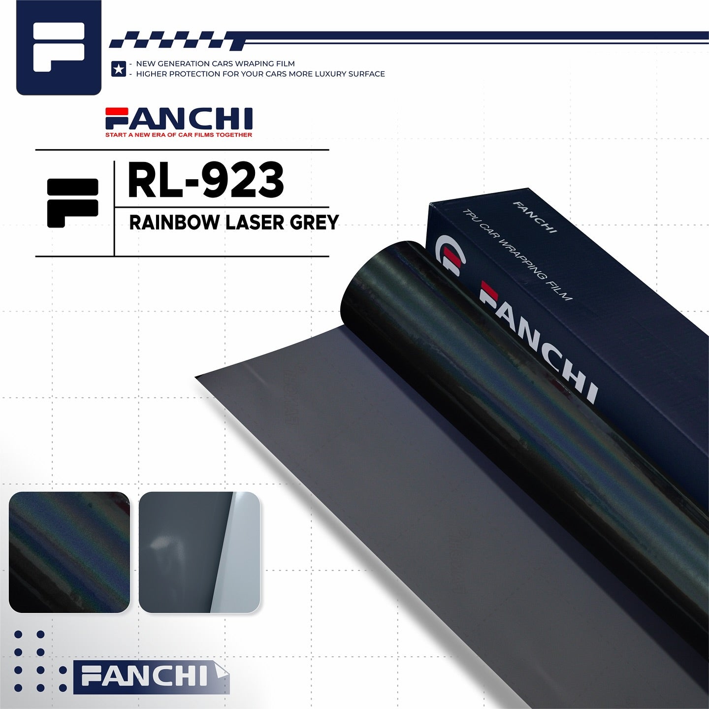Rainbow Laser Grey RL-923
