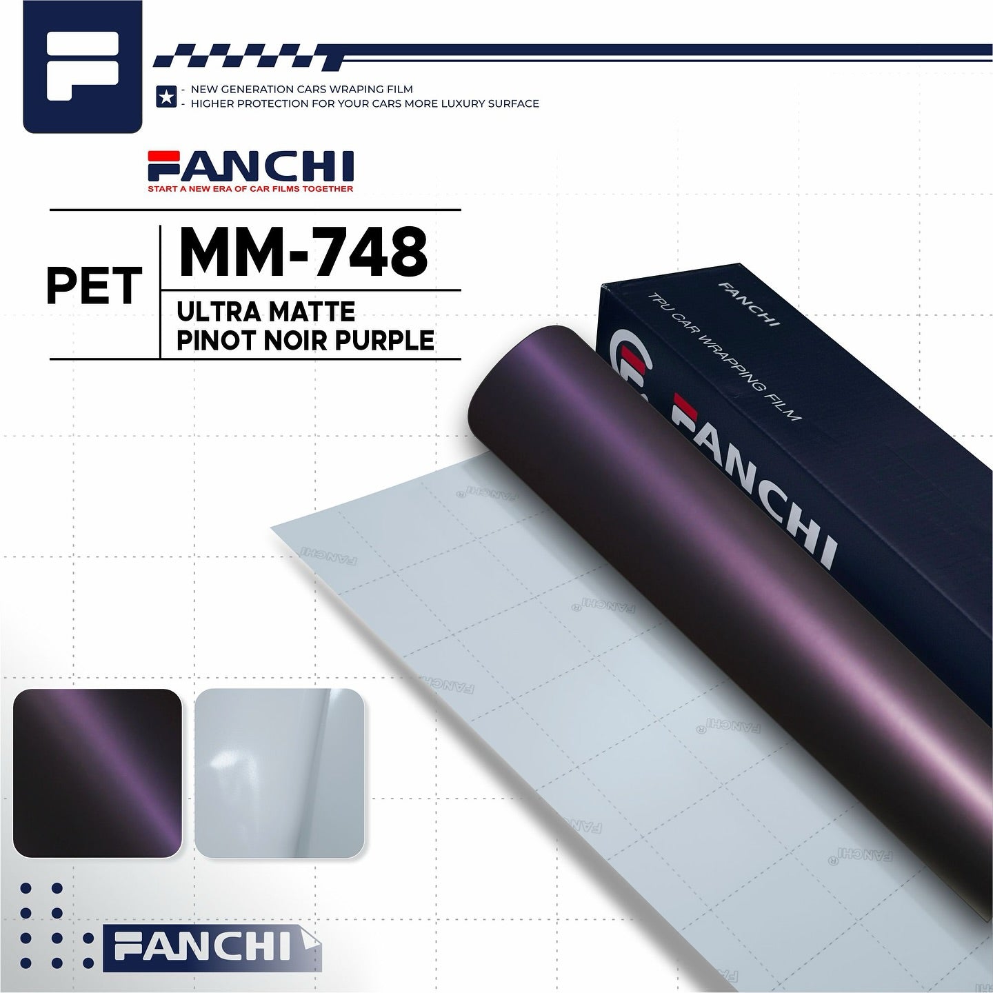 Ultra Matte Pinot Noir Purple MM-748