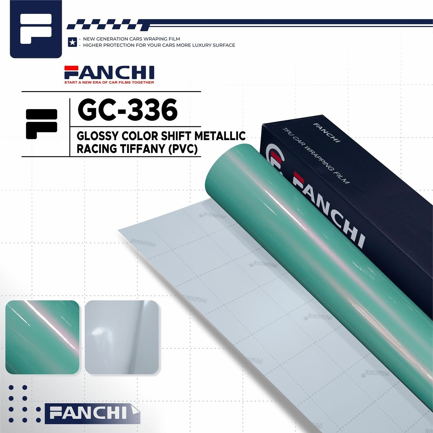 Glossy Color Shift Metalic Racing Tifanny
