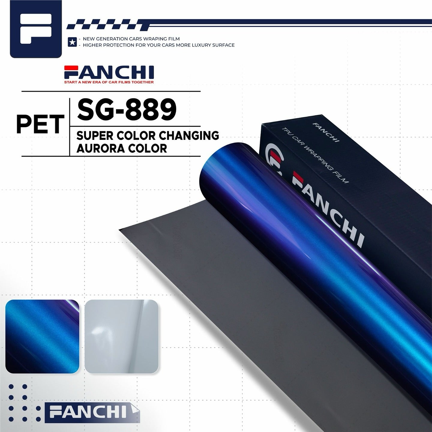 Super Color Changing Aurora Color SG-889