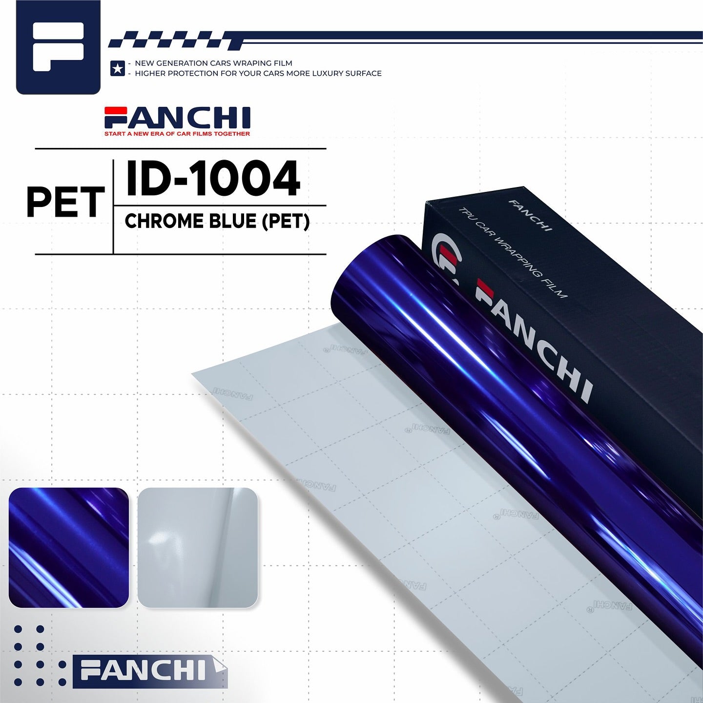 Chrome Blue ID-1004