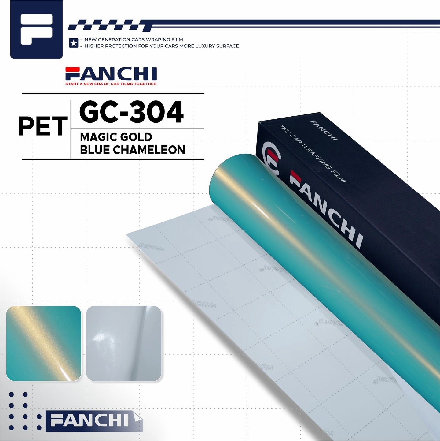 Magic Gold Blue Chameleon GC - 304